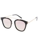 4281 Unisex Large Metal Rimless Aviator