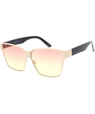 4205COL Women’s Metal Oversized Square Frame w/ Two Tone Color Lens