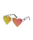 4548CLR Women’s Metal Oversized Hexagonal Wire Frame w/ Clear Lens