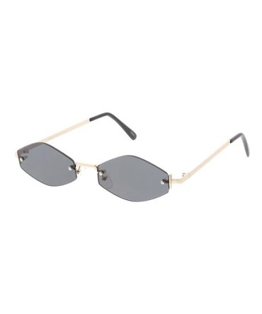 4758 Unisex Metal Small Rimless Diamond Frame