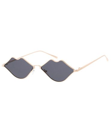 4904 Women’s Metal Small Lips Shape Vintage Inspired Wire Frame