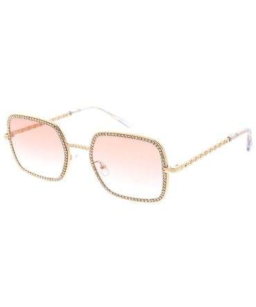 5081RH Women’s Metal Large Square Rhinestone Encrusted Wire Frame