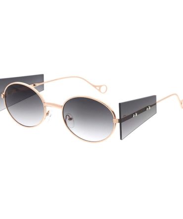 5093 Women’s Metal Small Fashion Oval Rim Frame w/ Side Shields