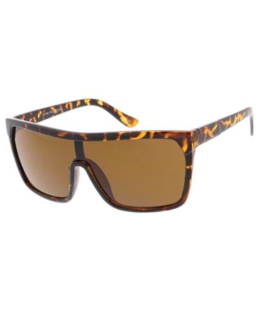 6133ME Men’s Plastic Casual Large Flat Top Shield Frame