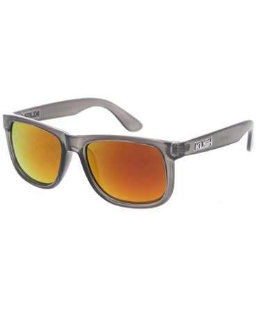 6324KSH/RV KUSH Plastic Crystal Smoke Frame w/ Color Mirror Lens