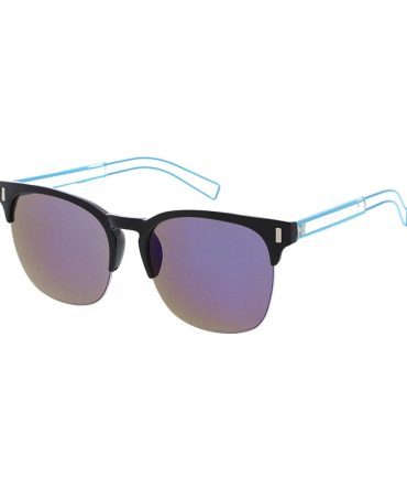 6853NEO/RV Unisex Plastic Medium Clubber Frame w/ Color Wire Tips and Color Mirror Lens