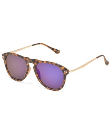 6881RV Unisex Plastic Medium Vintage Inspired Frame w/ Color Mirror Lens