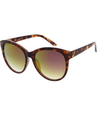 6892RV Women’s Large Subtle Cat Eye Frame w/ Color Mirror Lens