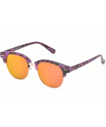6895RV Women’s Combo Medium Clubber Color Tortoise Shell Frame w/ Color Mirror Lens