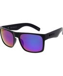 7051RV Women’s Combo Large Geometric Chunky Designer Frame w/ Color Mirror Lens