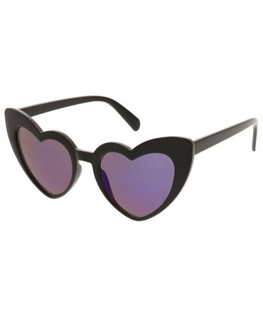 7340HRT/RV Women’s Plastic Heart Frame w/ Color Mirror Lens