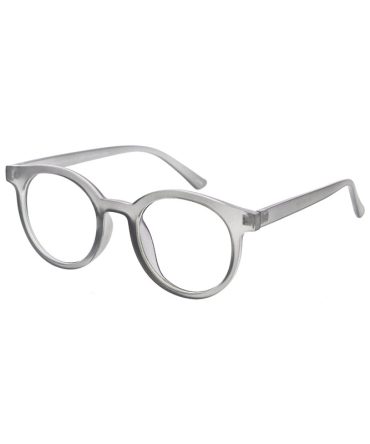 80018BLF/CLR Unisex Plastic Medium Rounded Hipster Blue Light Filtering Computer Glasses