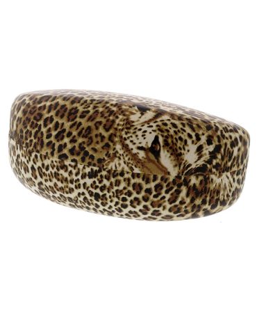 C2072LEO Large Leopard Print PU Hard Eyewear Case (Single Color)