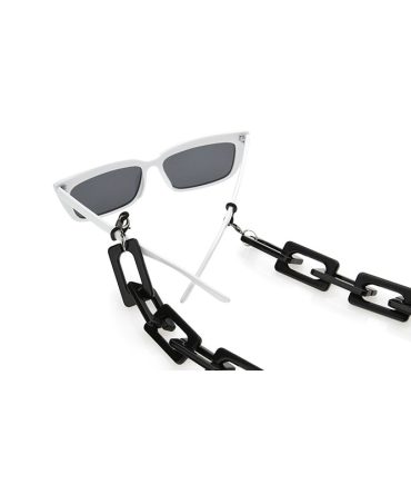 SS-07 Thick Plastic Sunglass Rectangular Link Chain