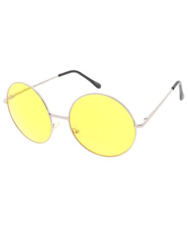 3492MH Women’s Metal Large Round Wire Frame w/ Color Lens