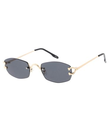 4921 Unisex Metal Small Vintage Inspired Rimless Frame