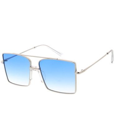 4946 Unisex Metal Large Vintage Inspired Square Aviator Frame
