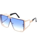 5037 Unisex Metal Small Rectangular Diamond Cut Rimless Retro ’90s Frame