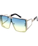 5037 Unisex Metal Small Rectangular Diamond Cut Rimless Retro ’90s Frame