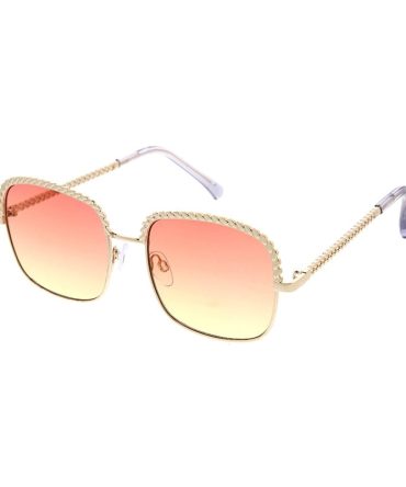 5105 Women’s Metal Medium Vintage Inspired Square Braided Frame
