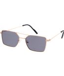 5111COL Women’s Metal Medium Square Rimless Frame w/ Color Lens