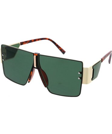 5134 Unisex Large Square Metal Frame w/  Side Mirror Window