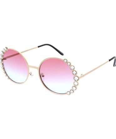 5141RH Women’s Metal Round Frame w/ Diamond Accent