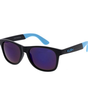6095KSH/RV KUSH Plastic Classic WF Frame w/ Color Accent Tips and Color Mirror Lens