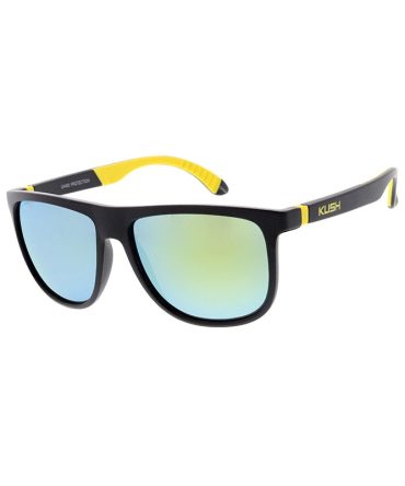 6687KSH/RV KUSH Plastic Medium Rubber Injected Frame w/ Color Mirror Lens