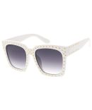 7616RH Women’s Plastic Small Cat Eye Frame w/ Rhinestones