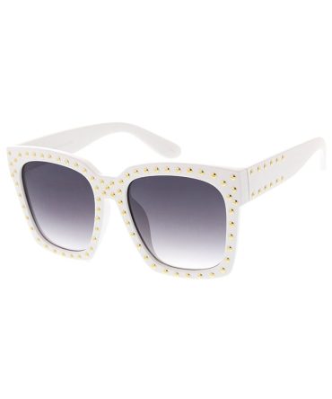 7585 Women’s Plastic Large Square Studded Frame