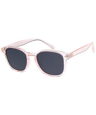 7761CRY Unisex Plastic Medium Square Vintage Inspired Hipster Crystal Color Frame