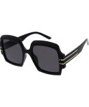 80154 Women’s Medium Plastic ’90s Retro Geometrical Oval Frame
