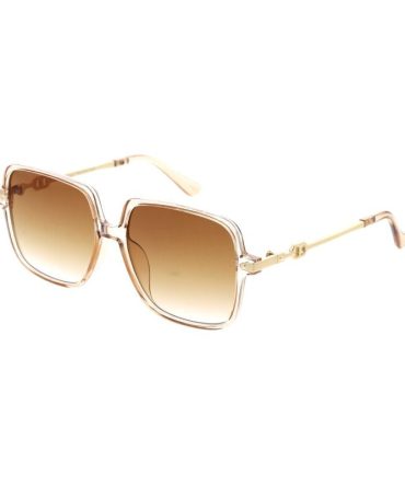 80209 Women’s Plastic Medium Square Designer Inspired Frame w/ Metal Accent