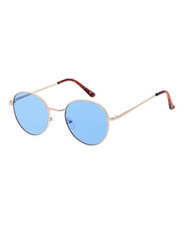 4595COL Unisex Classic Metal Round Frame w/ Color Lens