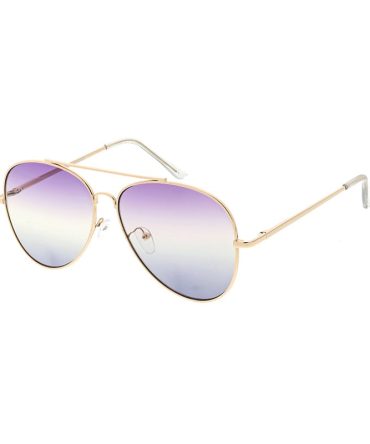 4691COL/MH Women’s Metal Large Aviator w/ Tri Color Lens