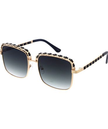 5190 Women’s Metal Large Vintage Inspired Square Braided Frame