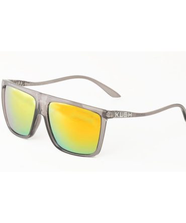 6299KSH/RV KUSH Plastic Crystal Smoke Frame w/ Color Mirror Lens