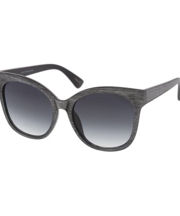 7029 Women’s Plastic Large Woodgrain Cat Eye Frame