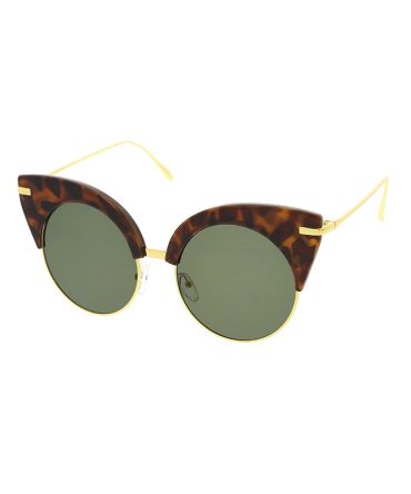 7075 Women’s Combo Large Round Cat Eye Frame