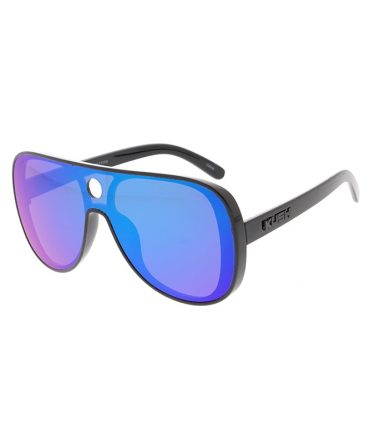 7415KSH/RV KUSH Plastic Large Shield Aviator Frame w/ Color Mirror Lens