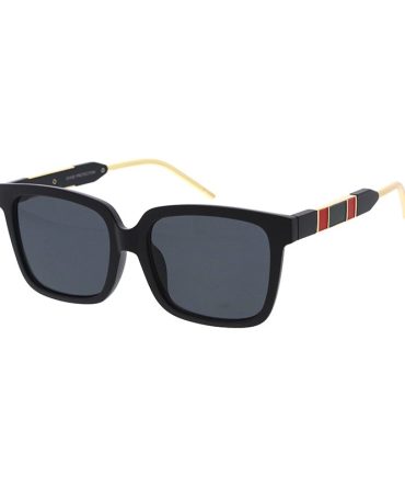7886 Women’s Plastic Medium Square Frame w/ Metal Accent Temples