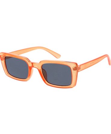 80041CRY Women’s Plastic Medium Rectangular Crystal Color Retro ’90s Frame