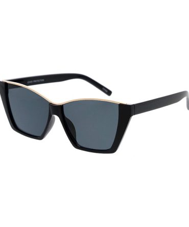 80091 Women’s Plastic Medium Cat Eye Vintage Inspired Rimless Frame