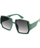 80330 Unisex Plastic Medium Rectangular Beveled Inset Frame w/ Grooved Temples