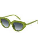80330 Unisex Plastic Medium Rectangular Beveled Inset Frame w/ Grooved Temples
