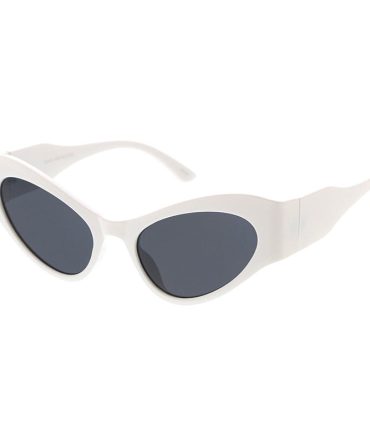 80337 Unisex Plastic Medium Cat Eye Futuristic Frame