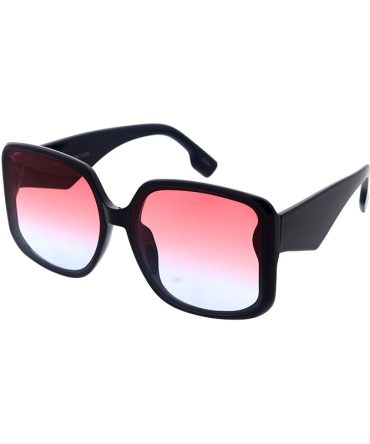 80408 Women’s Plastic Large Square Frame w/ Flush Lens