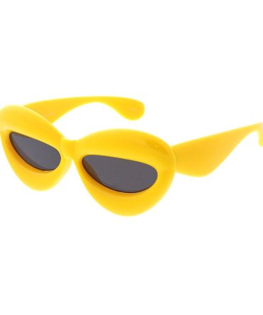 80487 Unisex Plastic Large Puffy Cat Eye Frame