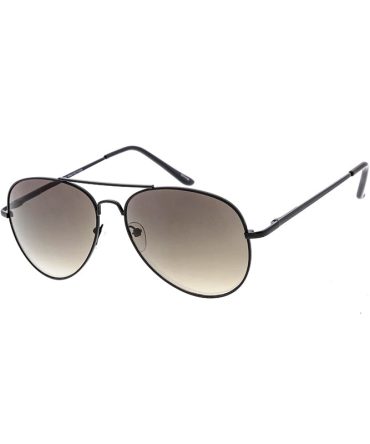 3477BLK/MH Unisex Metal Standard Aviator Black Frame
